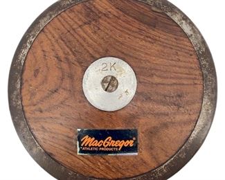 Vintage 2K Athletic McGregor Discus Throwing Disc
