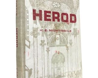 Rare Signed 1st Edition H.E. Nightingale “Herod"
