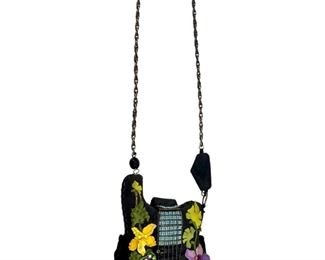 Authentic Mary Frances Guitar Crossbody Handbag
