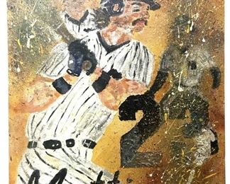 Signed Scott Oldson Mattingly Acrylic on Canvas
