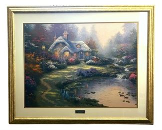 Thomas Kinkade “Everett’s Cottage" Print
