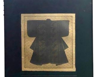 Signed Christine Toper Kimono Stamped Art
