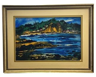 Original Landscape Acrylic on Paper
