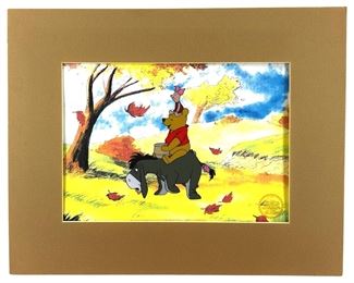 “Winnie the Pooh & the Blustery Day" Serigraph Cel
