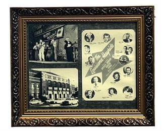 “The Louisiana Hayride" Elvis B&W Photo Collage
