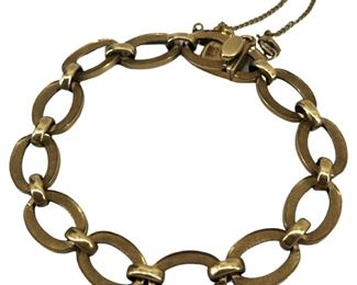 14k Gold Chain Bracelet
