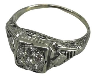 14k Gold & Diamond Ring
