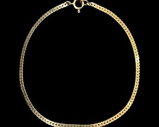 14K Gold Chain Bracelet
