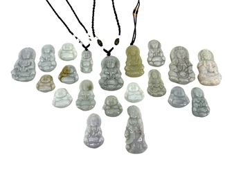20pc. Jadeite Pendant Collection
