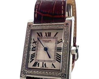 Caritier Paris Gator Band Ladies Watch
