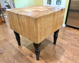 Antique butcher block $600 