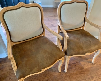 2 matching side chairs included with the dining set 