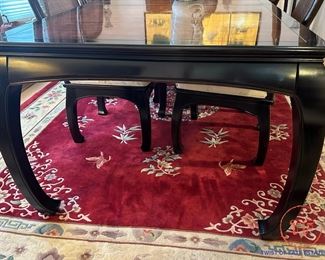 BERNHARDT Oriental Style Dining Room Table Set