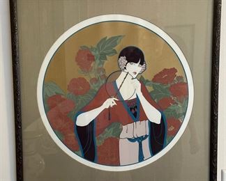 Limited Edition Signed Serigraph "Anemone" by LILLIAN SHAO (31/175)
