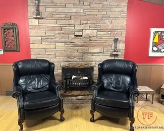 BRADINGTON YOUNG Leather Armchair Recliners
