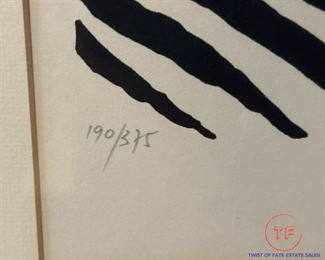 Limited Edition Numbered Lithograph "Triangle and Quadrilateral" by ALEXANDER CALDER