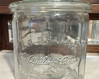 Antique LA PALINA Cigar Humidor Jar(s)