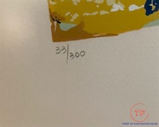 Signed Limited Edition Serigraph "Le Grand Escalier de Opera" by LEROY NEIMAN (33/300)