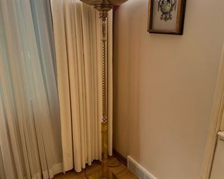 1940's Hollywood Regency Brass Floor Lamp(s)