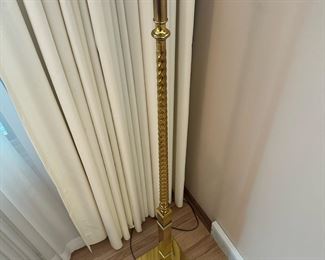 1940's Hollywood Regency Brass Floor Lamp(s)