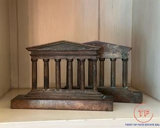 BRADLEY & HUBBARD Neoclassical Roman Style Bookends