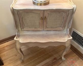 French Provincial Style Side Table Cabinet