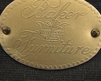 Vintage BAKER FURNITURE Banker / Library Armchair