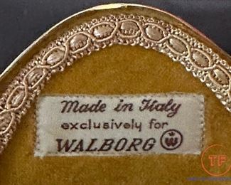 1970's WALBORG Gold Toned Ladybug ITALY Purse
