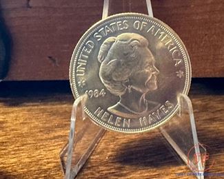 1984 Helen Hayes Commemorative 1 oz GOLD Coin 