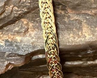 14K GOLD Braided Bracelet