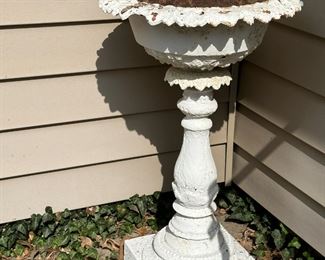 Antique Cast Iron Outdoor Planter