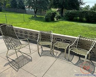 MCM Brown Jordan Kantan Patio Furniture Set