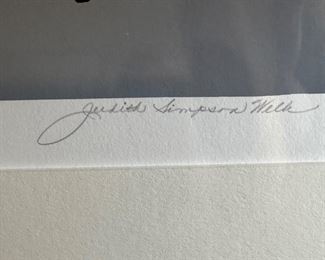 Signed Limited Edition Serigraph by JUDITH WELK - Central High School