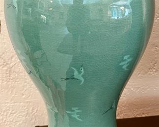 Ceramic Vase in Green