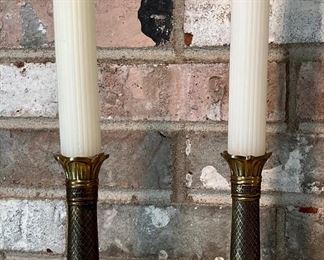 Pair of Candle holder and Candles