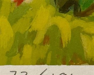 "Ginger Jar" Limited Edition Serigraph by John Asaro Signed and Numbered in Pencil in Professional Frame.