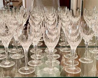 Great Selection of Crystal Glassware by Atlantis with some Waterford Pieces