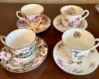 Collectible Tea Cups and Saucers