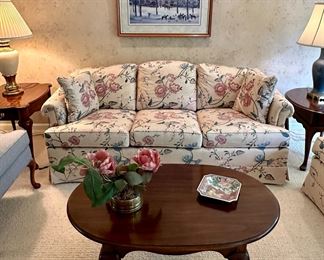 Vanguard sofa, Toms-Price Coffee Table and 2 Harden Side Tables