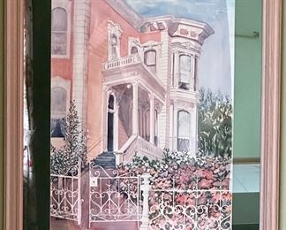 Victorian Home Framed Print by D. Bradley