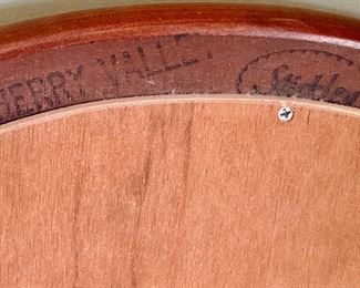 Stickley Cherry Valley Mahogany Oval Mirror.34" H by 27" W.  Flawless and Heavy.