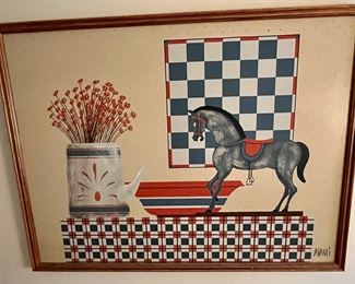 This is  very cool Vintage Art for a kids room by Avanti