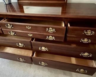 Jamestown Sterling Triple Dresser and Mirror