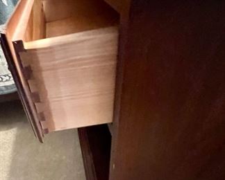 Jamestown-Sterling Side Table with All Dovetail Drawers