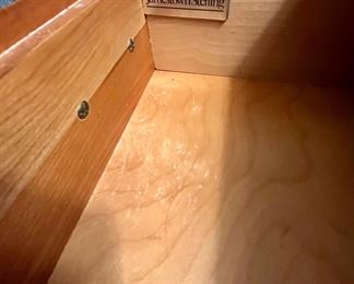 Jamestown-Sterling Side Table with All Dovetail Drawers