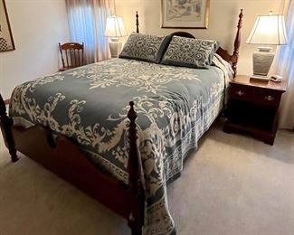 Jamestown-Sterling Queen Bedframe with Headboard and Footboard