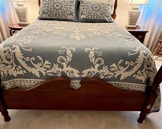 Jamestown-Sterling Queen Bedframe with Headboard and Footboard