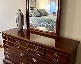 Jamestown-Sterling Queen Bedframe with Headboard and Footboard