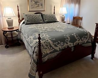 Jamestown-Sterling Queen Bedframe with Headboard and Footboard