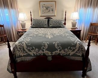 Jamestown-Sterling Queen Bedframe with Headboard and Footboard